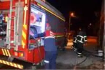 Adana'da iki katlı evde çıkan yangında bir kadın dumandan etkilendi