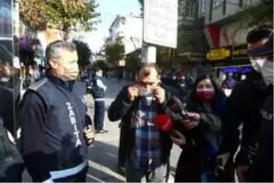 Bağcılar'da sigara ve maske denetimi Bağcılar'da sigara ve maske denetimi