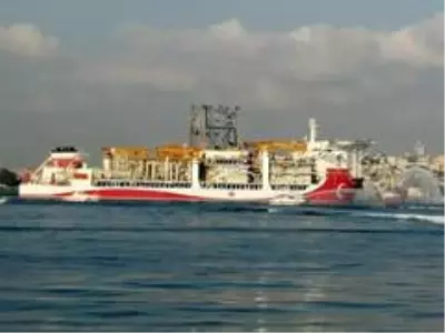 Kanuni sondaj gemisi Karadeniz'e uğurlandı