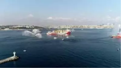 Kanuni sondaj gemisi Karadeniz'e uğurlandı