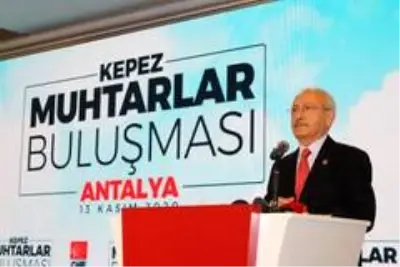 Kılıçdaroğlu, Antalya'da muhtarlarla buluştu Kılıçdaroğlu, Antalya'da muhtarlarla buluştu