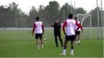 Antalyaspor günü çift idmanla tamamladı Antalyaspor günü çift idmanla tamamladı