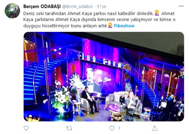 Deniz Seki, bo Show’da Ahmet Kaya’nn arksn seslendirdi! Sosyal medyada tepki yad