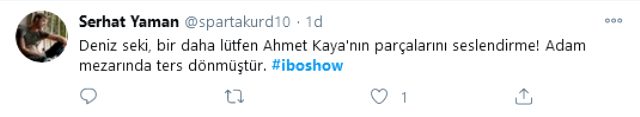 Deniz Seki, İbo Show'da Ahmet Kaya'nın şarkısını seslendirdi! Sosyal medyada tepki yağdı