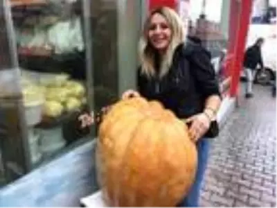 Dev kabak, kilosunu bilene hediye Dev kabak, kilosunu bilene hediye