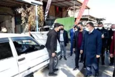 Büyükşehir Belediye Başkanı Gürkan Küçük Sanayi Sitesi esnafı ile buluştu Büyükşehir Belediye Başkanı Gürkan Küçük Sanayi Sitesi esnafı ile buluştu