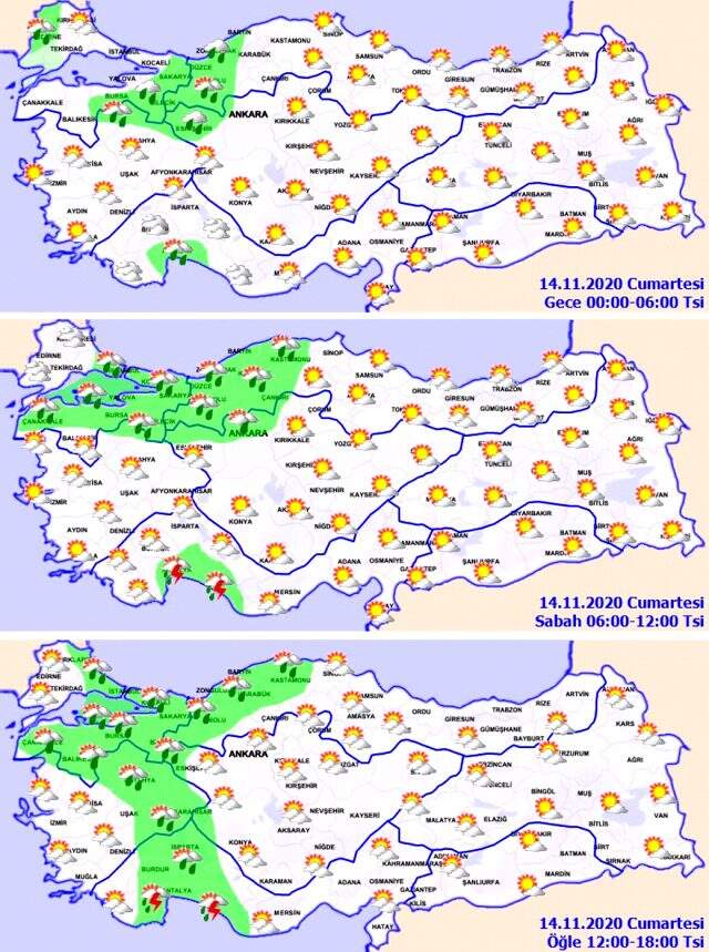 Meteoroloji'den İstanbul'a sağanak yağış uyarısı