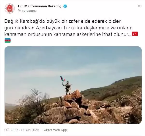 MSB'nin Azerbaycan ordusu için hazırladığı özel video tüyleri diken diken etti MSB'nin Azerbaycan ordusu için hazırladığı özel video tüyleri diken diken etti
