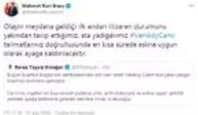 Bakan Ersoy: Vaniköy Camii en kısa sürede ayağa kaldırılacaktır Bakan Ersoy: Vaniköy Camii en kısa sürede ayağa kaldırılacaktır