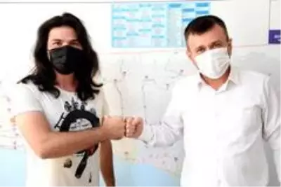 Belediye personelinden 'saçım saçın olsun' kampanyasına destek Belediye personelinden 'saçım saçın olsun' kampanyasına destek