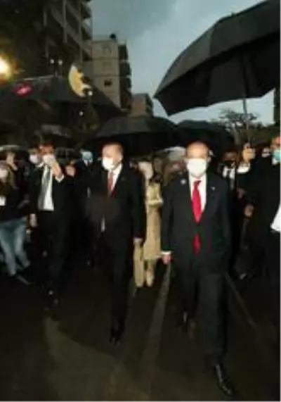 Cumhurbaşkanı Erdoğan, KKTC'de Maraş'ı ziyaret etti Cumhurbaşkanı Erdoğan, KKTC'de Maraş'ı ziyaret etti