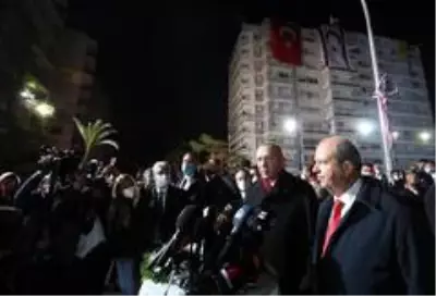 Cumhurbaşkanı Erdoğan, KKTC'de Maraş'ı ziyaret etti Cumhurbaşkanı Erdoğan, KKTC'de Maraş'ı ziyaret etti