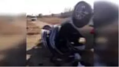 Otomobilin devrilmesi sonucu iki polis hayatını kaybetti (2) Otomobilin devrilmesi sonucu iki polis hayatını kaybetti (2)