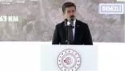 Aydın-Denizli Otoyolu'nun temel atma töreni - AK Parti Grup Başkanvekili Cahit Özkan
