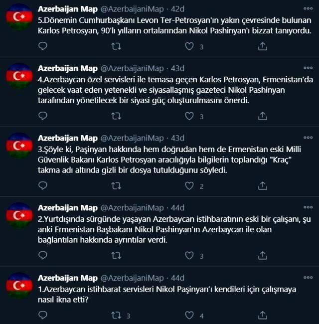 Ermenistan Başbakanı Nikol Paşinyan'ın Azerbaycan istihbaratıyla çalıştığı ortaya çıktı Ermenistan Başbakanı Nikol Paşinyan'ın Azerbaycan istihbaratıyla çalıştığı ortaya çıktı