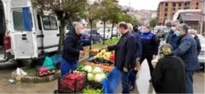 Gülüç Belediyesi Covid-19 denetimi yaptı Gülüç Belediyesi Covid-19 denetimi yaptı