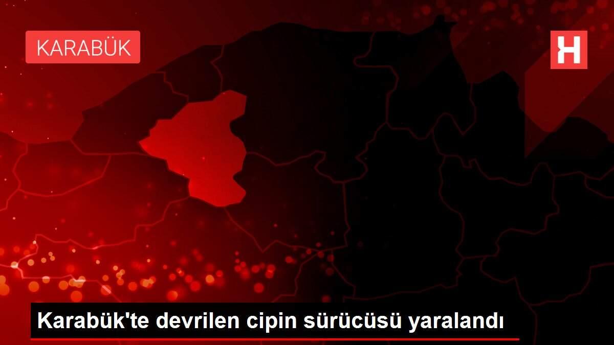 Karabük'te devrilen cipin sürücüsü yaralandı Karabük'te devrilen cipin sürücüsü yaralandı
