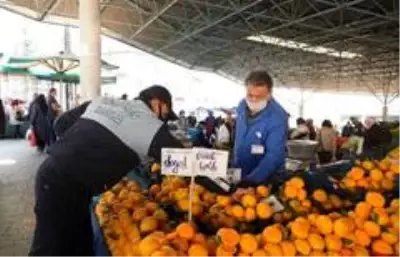 Keçiören'de semt pazarları sıkı denetim altında Keçiören'de semt pazarları sıkı denetim altında