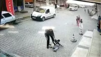 Şanlıurfa'da dehşete düşüren görüntü... Çocuğa şiddet kamerada