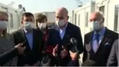 İçişleri Bakanı Süleyman Soylu, İzmir'de deprem bölgesinde incelemelerde bulundu Açıklaması İçişleri Bakanı Süleyman Soylu, İzmir'de deprem bölgesinde incelemelerde bulundu Açıklaması