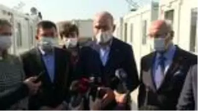 İçişleri Bakanı Süleyman Soylu, İzmir'de deprem bölgesinde incelemelerde bulundu Açıklaması İçişleri Bakanı Süleyman Soylu, İzmir'de deprem bölgesinde incelemelerde bulundu Açıklaması