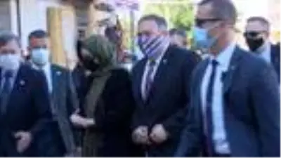 ABD Dışişleri Bakanı Pompeo Rüstem Paşa Camii'ni ziyaret etti ABD Dışişleri Bakanı Pompeo Rüstem Paşa Camii'ni ziyaret etti