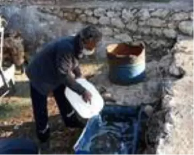 Aç ve susuz kalan dağ keçilerine ikinci yiyecek seferi Aç ve susuz kalan dağ keçilerine ikinci yiyecek seferi