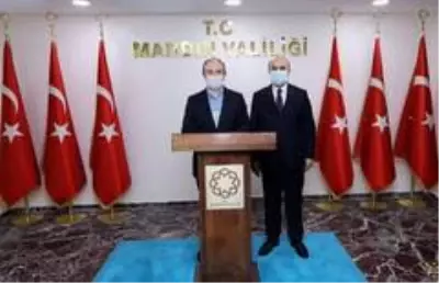 Bayburt Valisi Epcim, Mardin Valisi Demirtaş ile bir araya geldi Bayburt Valisi Epcim, Mardin Valisi Demirtaş ile bir araya geldi