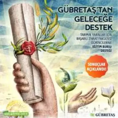 GÜBRETAŞ Eğitim Bursu sonuçları açıklandı GÜBRETAŞ Eğitim Bursu sonuçları açıklandı