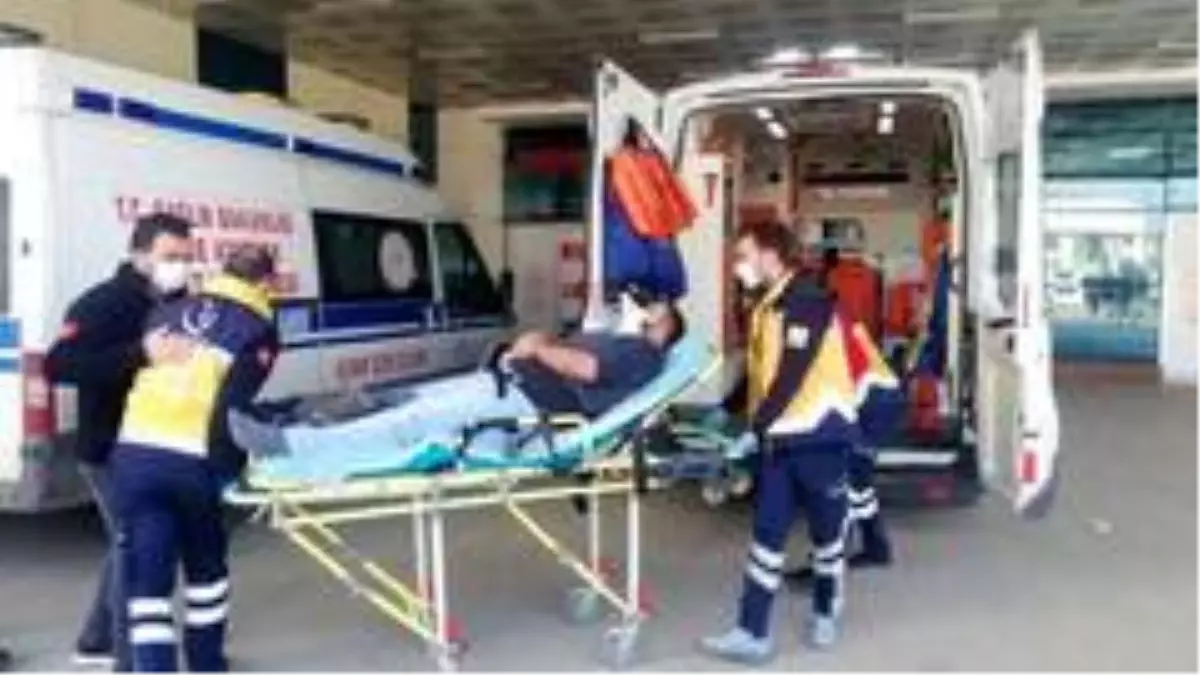 Hava basılan lastik patlayınca tamirci yaralandı