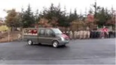 Irak sınır hattında şehit olan asker için tören düzenlendi Irak sınır hattında şehit olan asker için tören düzenlendi