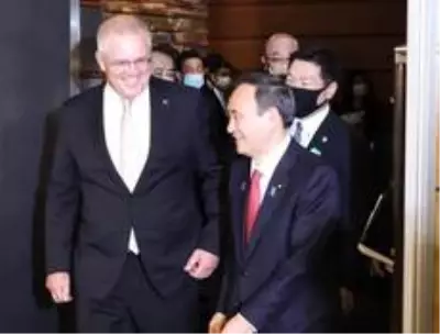 Japonya Başbakanı Suga ve Avustralya Başbakanı Morrison'dan Tokyo zirvesi Japonya Başbakanı Suga ve Avustralya Başbakanı Morrison'dan Tokyo zirvesi