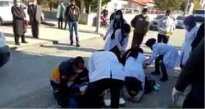 Kalp krizi geçiren vatandaşa ilk müdahaleyi eczane çalışanları yaptı