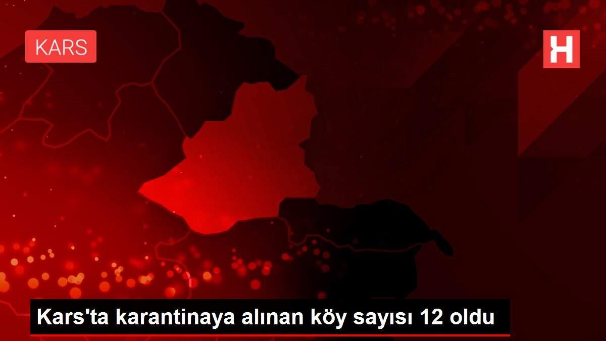 Kars'ta karantinaya alınan köy sayısı 12 oldu Kars'ta karantinaya alınan köy sayısı 12 oldu
