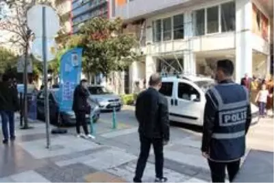 Manisa polisinden sesli droneli maske denetimi Manisa polisinden sesli droneli maske denetimi