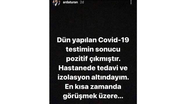 Son Dakika! Galatasaray'ın yıldız futbolcusu Arda Turan koronavirüse yakalandı Son Dakika! Galatasaray'ın yıldız futbolcusu Arda Turan koronavirüse yakalandı