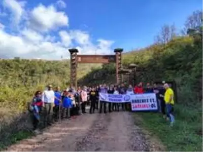 Tarihi Paşasuyu yolu spor tutkunlarına ev sahipliği yaptı Tarihi Paşasuyu yolu spor tutkunlarına ev sahipliği yaptı