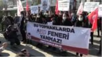 TGB üyeleri, Pompeo'nun Fener Rum Patrikhanesi ziyaretini protesto etti TGB üyeleri, Pompeo'nun Fener Rum Patrikhanesi ziyaretini protesto etti