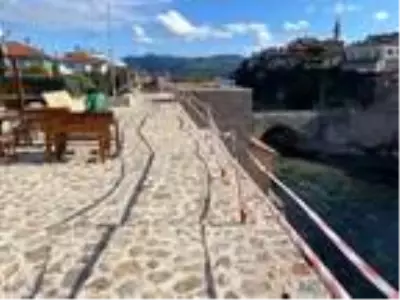 Amasra Kalesi'nde bakım çalışmaları büyük oranda tamamlandı Amasra Kalesi'nde bakım çalışmaları büyük oranda tamamlandı