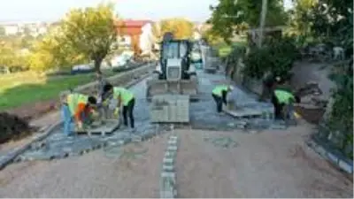 Başiskele'de üst yapı çalışmaları devam ediyor Başiskele'de üst yapı çalışmaları devam ediyor