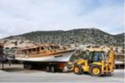 Demre'deki yatların kara molası başladı Demre'deki yatların kara molası başladı