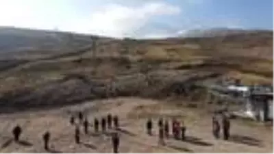Erciyes'te kayak sezonu öncesi kurtarma tatbikatı Erciyes'te kayak sezonu öncesi kurtarma tatbikatı