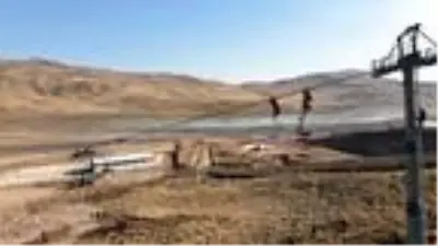 Erciyes'te kayak sezonu öncesi kurtarma tatbikatı Erciyes'te kayak sezonu öncesi kurtarma tatbikatı