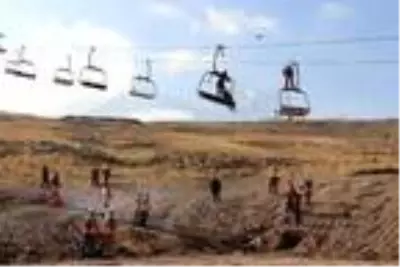 Erciyes'te kayak sezonu öncesi kurtarma tatbikatı Erciyes'te kayak sezonu öncesi kurtarma tatbikatı