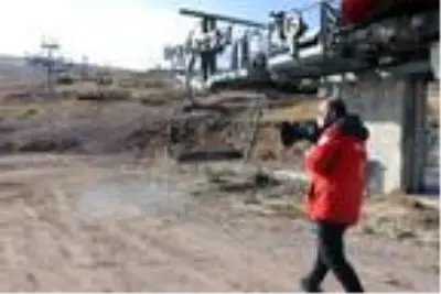 Erciyes'te kayak sezonu öncesi kurtarma tatbikatı Erciyes'te kayak sezonu öncesi kurtarma tatbikatı