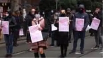 Gürcistan'da Pompeo'nun ziyareti sırasında hükümet karşıtı protesto Gürcistan'da Pompeo'nun ziyareti sırasında hükümet karşıtı protesto