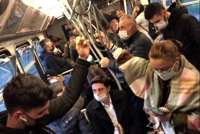 Korona için yeni tedbirler peş peşe açıklanırken İstanbul'dan gelen görüntüler pes dedirtti