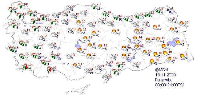 Meteoroloji uyardı! Bazı illerde sağanak ve kar yağışı bekleniyor