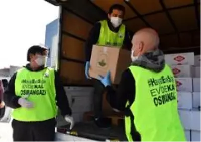 Osmangazi'de sosyal destek 800 bini geçti Osmangazi'de sosyal destek 800 bini geçti