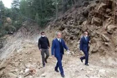 Tosya'da bir köyün daha içme suyu sorunu çözülüyor Tosya'da bir köyün daha içme suyu sorunu çözülüyor